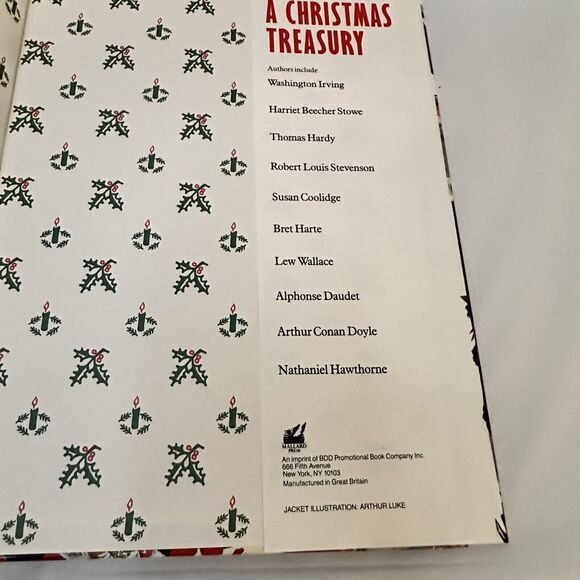 A CHRISTMAS TREASURY Collection of Classic Christmas Stories Poems Dickens - Picture 8 of 13